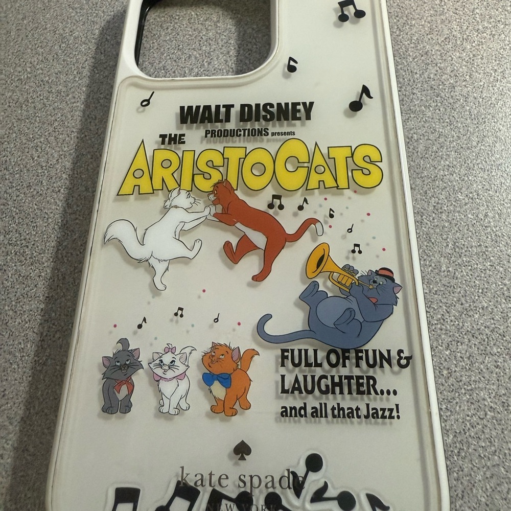 Kate Spade White Disney Aristocats Phone Case